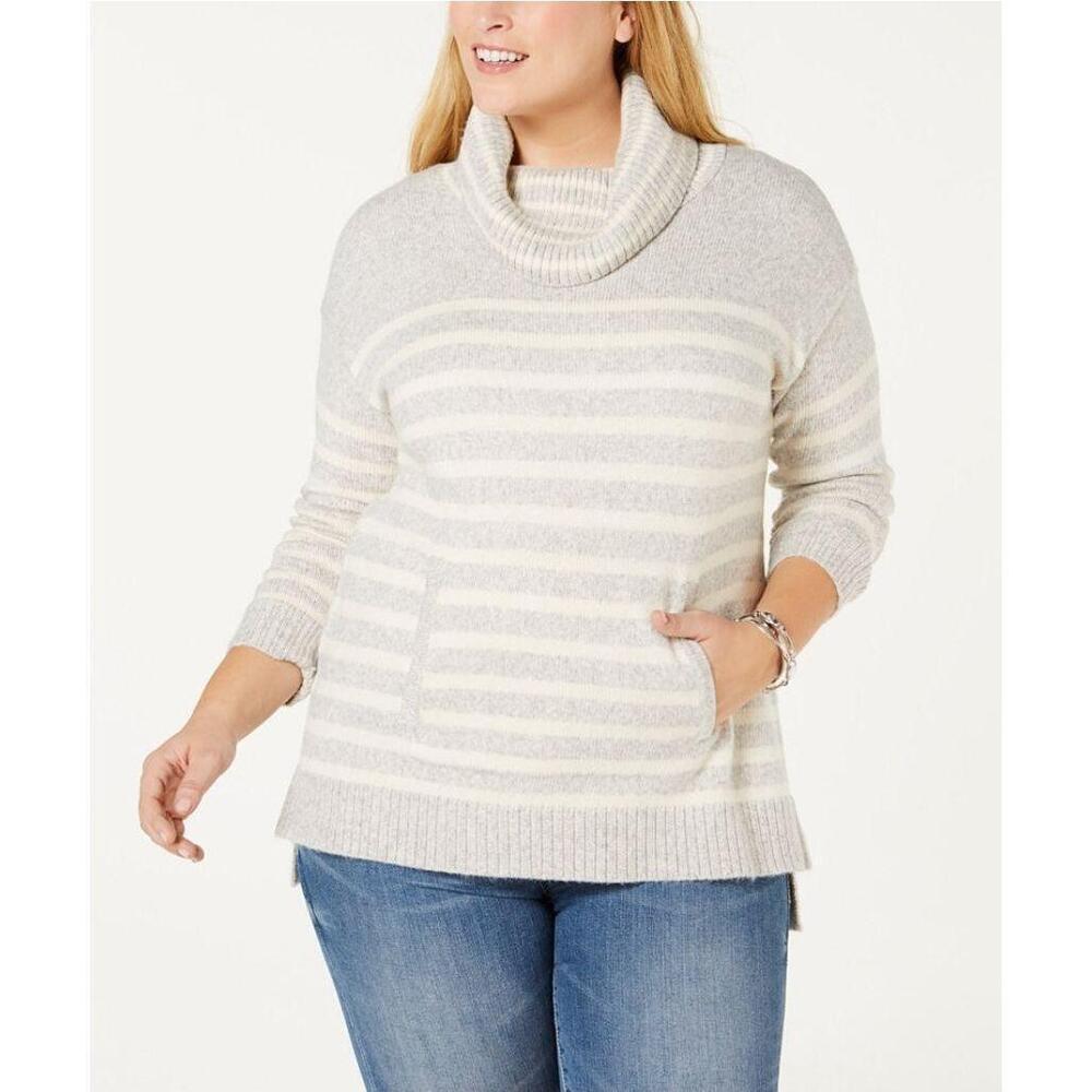 NWT Charter Club Petite Sweater Gray SP